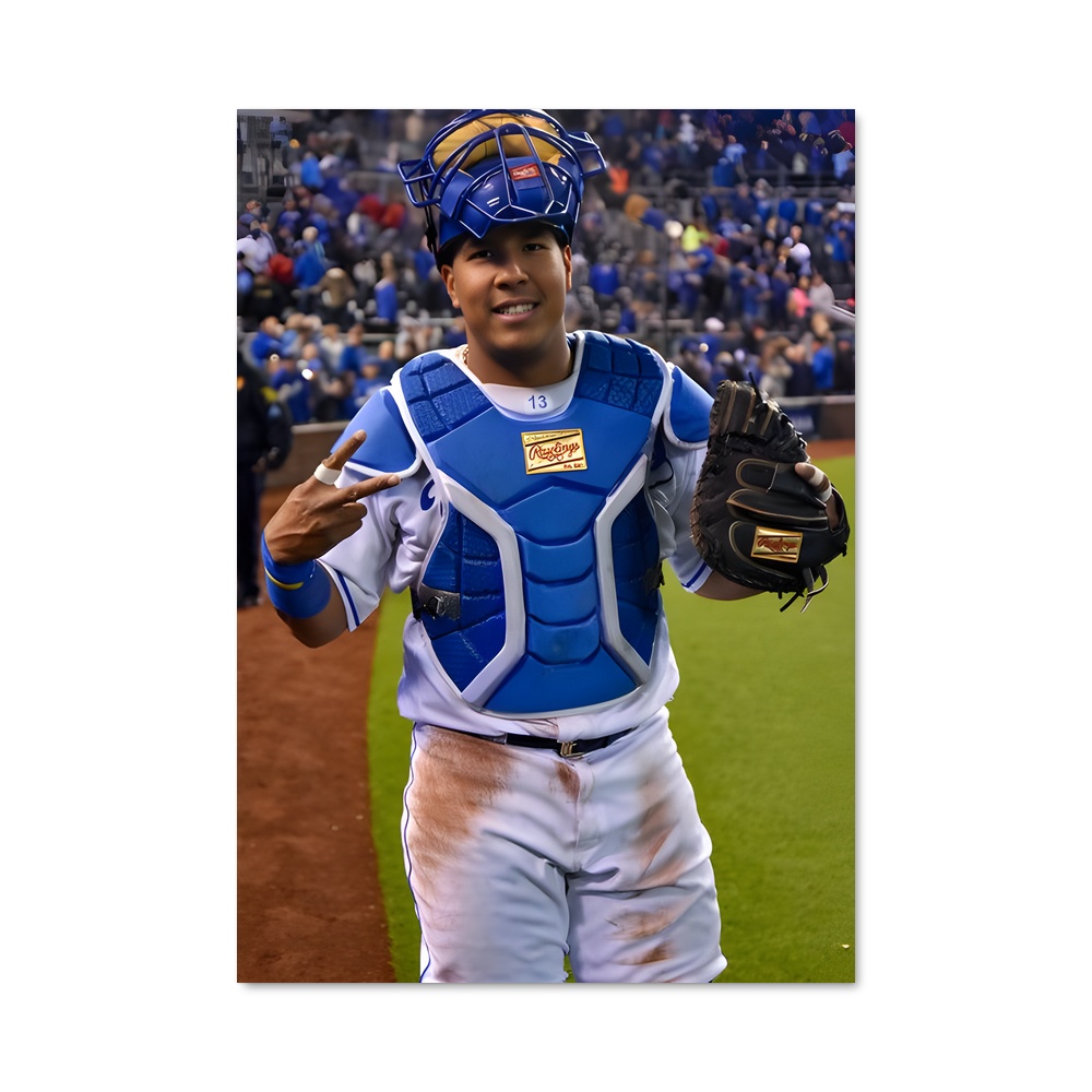 Poster Salvador Perez – affiche Baseball